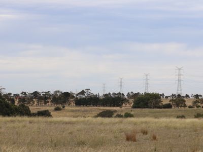 An existing 500kV alignment near Moorabool. 